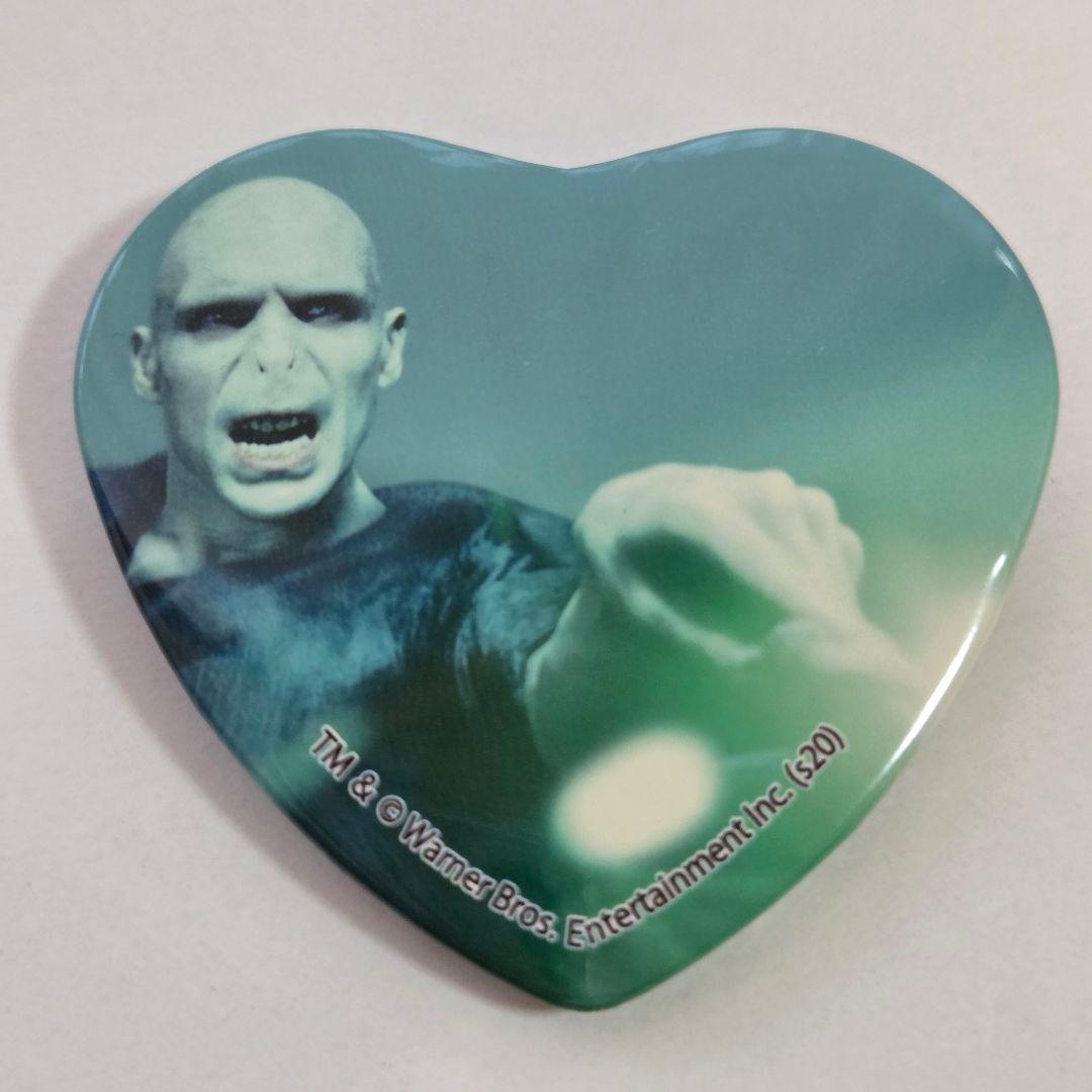 ヴォルデモート　缶バッジ 　ハート　ハリー・ポッター　ウィザコレ