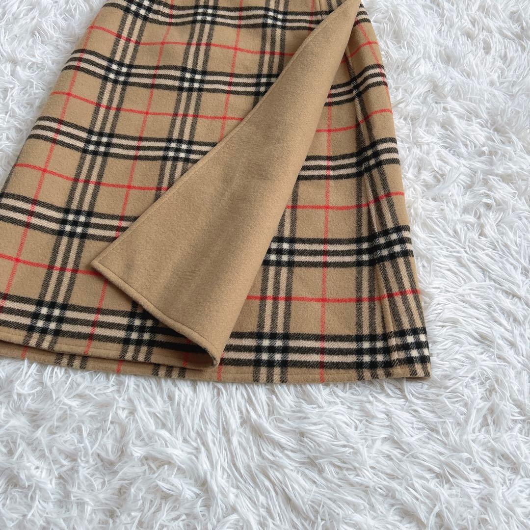 美品✨　バーバリー　スカート　ノバチェック　ウール