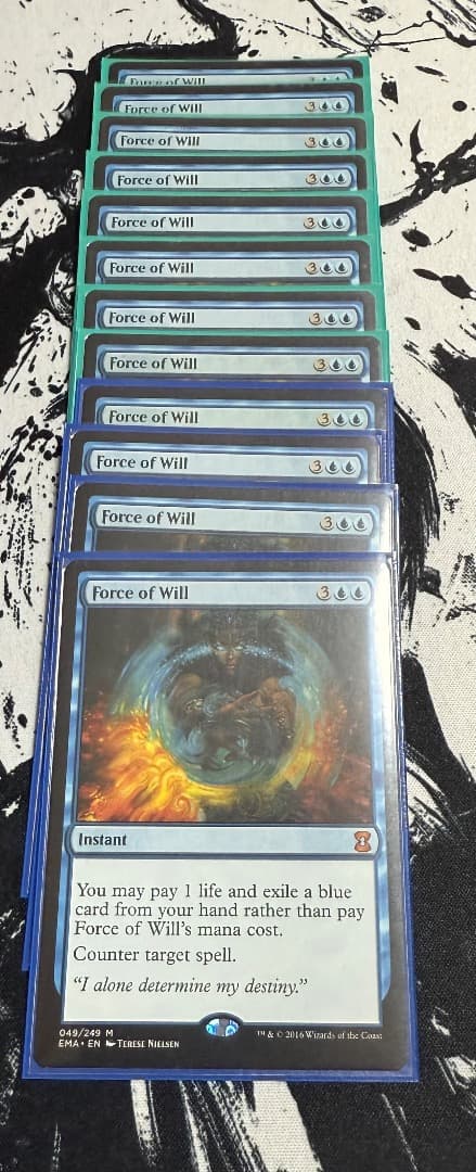 【うぐ】意志の力　4枚　英語　MTG mtg 意志の力拡張4枚英語