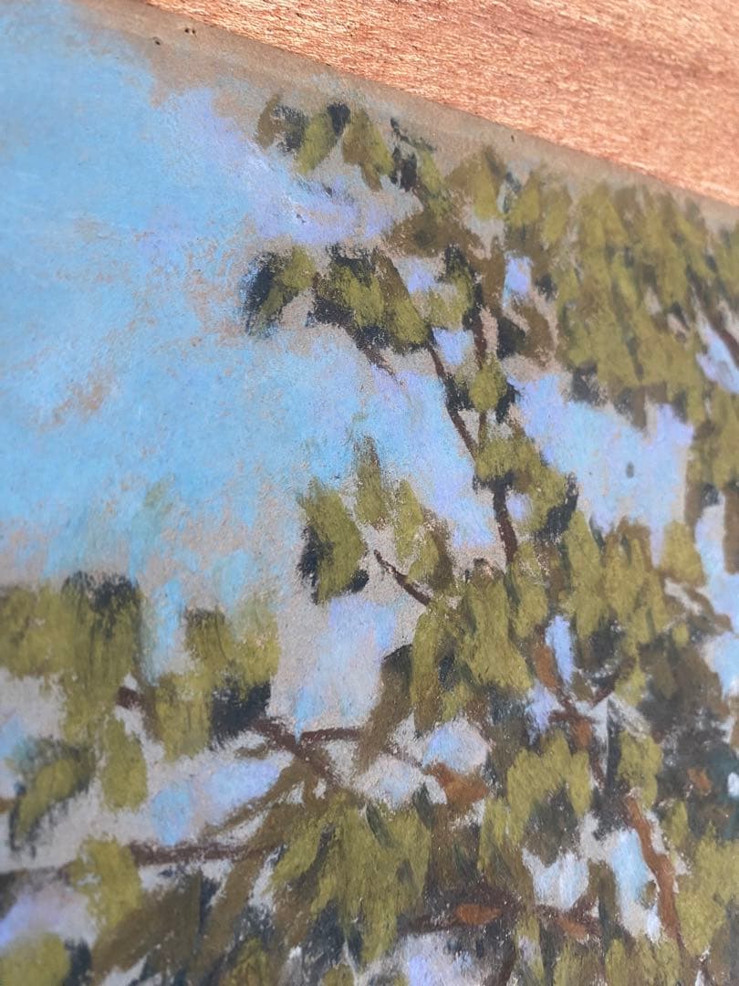 パステル画の先駆者 矢崎千代ニ 矢㟢千代ニ 風景画 パステル画