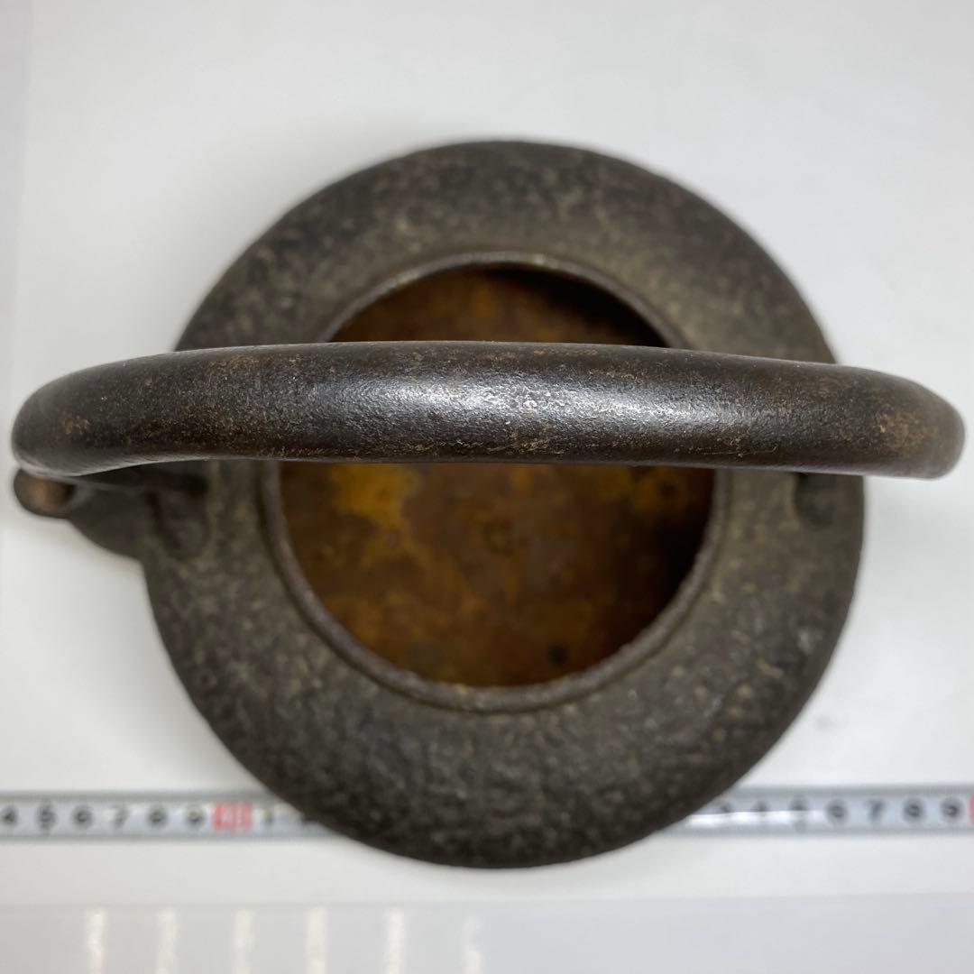 龍文堂造 鉄瓶 トヒトエ 高さ約17.5cm 東N7-1007☆2F