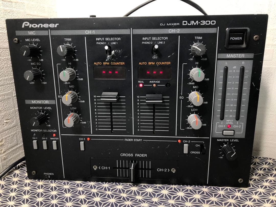 Pioneer DJミキサー DJM-300 ジャンク品