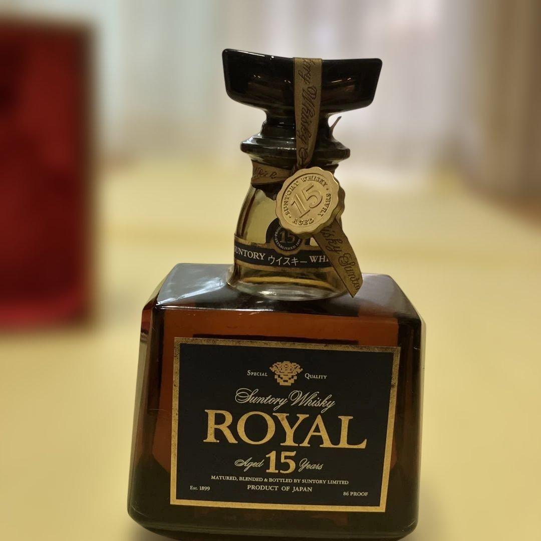 未開栓】サントリーウイスキー ロイヤル 15年 お盆前セール