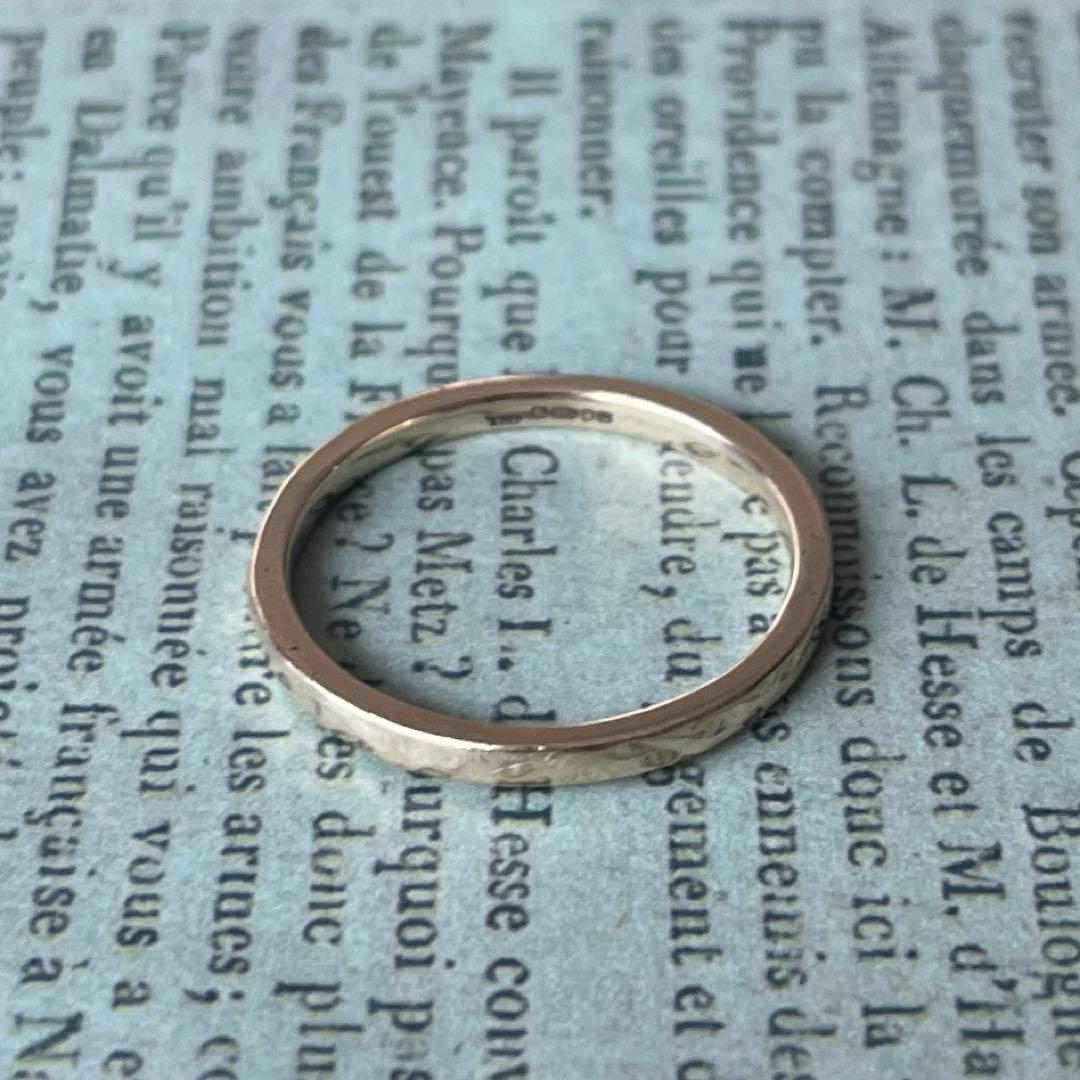 英国　イギリス　ヴィンテージ　9k 9金　バンドリング