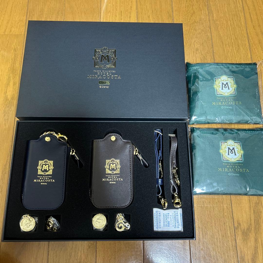非売品】 ディズニーシー ミラコスタホテル 本革キーケース