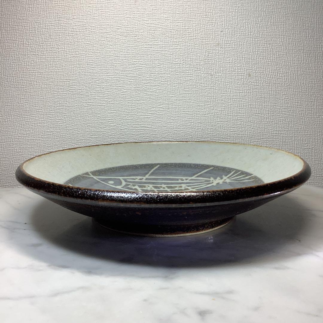 お値下げ」九谷焼 聖泉窯 滝口加全作 魚紋 飾皿｜お