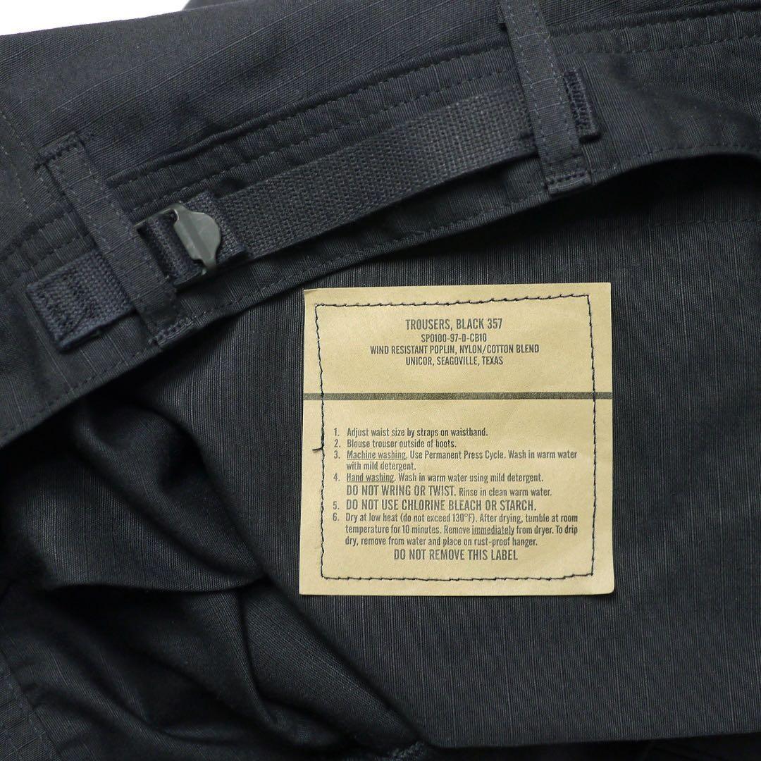 デッド90sビンテージBLACK 357 BDUミリタリー カーゴパンツ黒Mレア