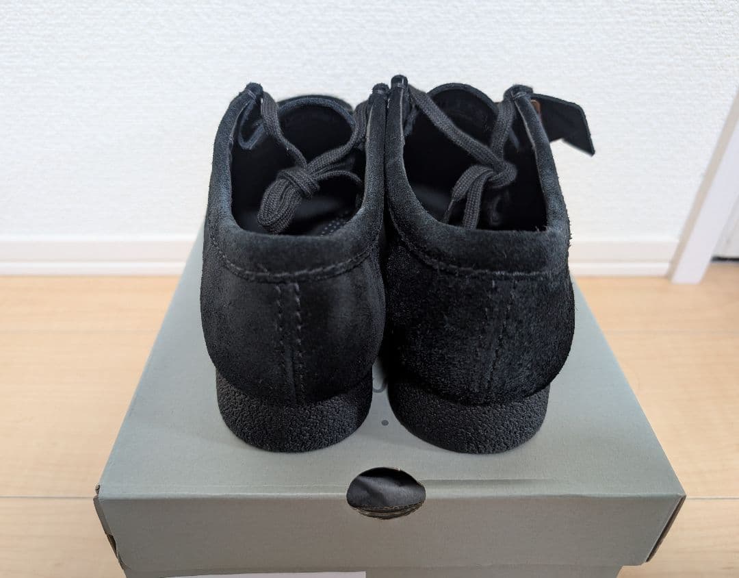 Clarks ワラビー evo WP ブラックスエード 25.0/UK7.0 黒