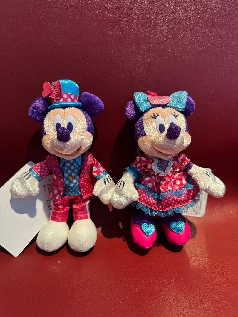 ミッキー　ミニー　ぬいぐるみバッジ　ディズニー　パルパルーザ　パルパル ディズニー パルパルーザ ミニー ミッキー ぬいぐるみバッジ ぬいば