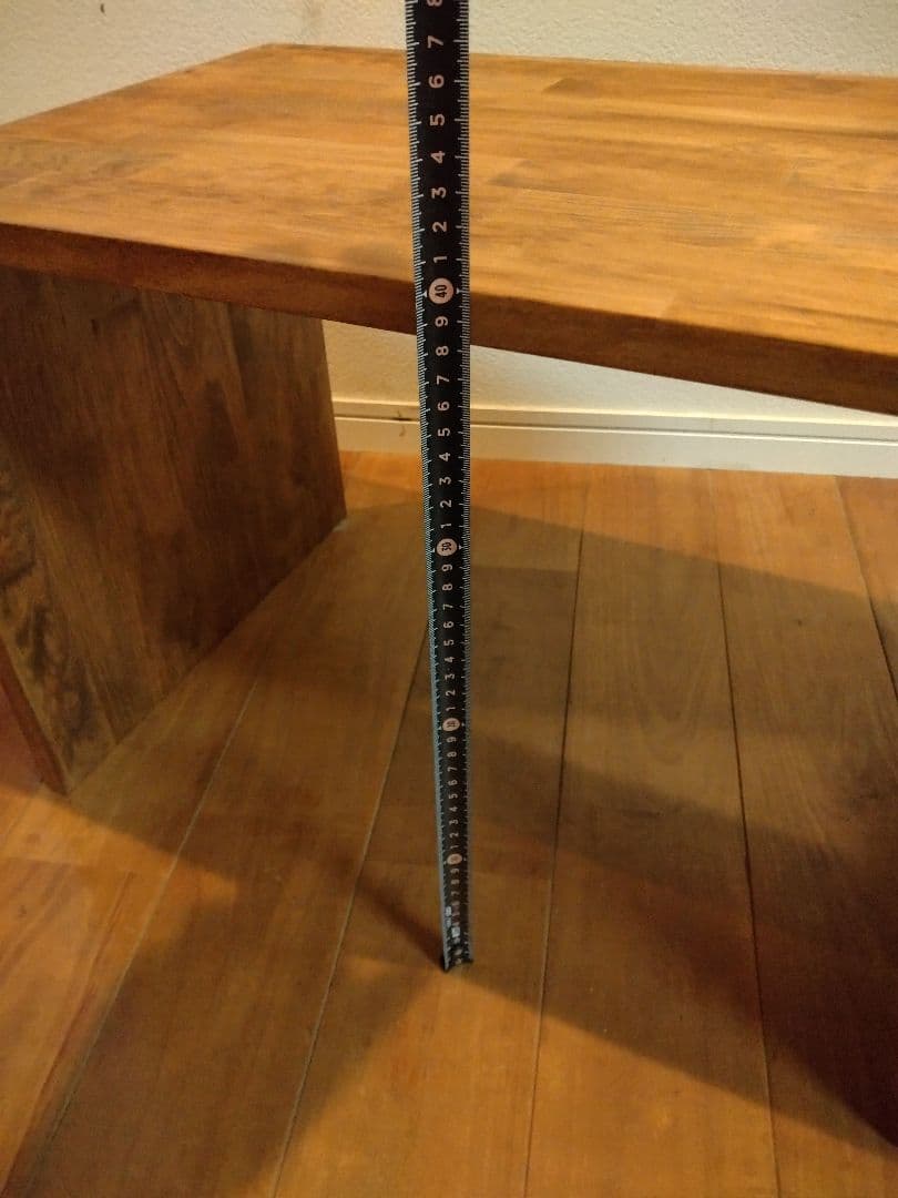 木製 ハンドメイド オーダー コの字 ラック シェルフ ワトコオイル 水槽台