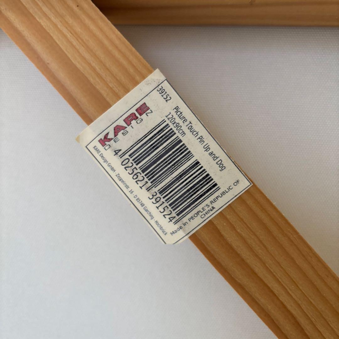 希少★KARE★大型アートパネル 120×90cm ピンアップガール