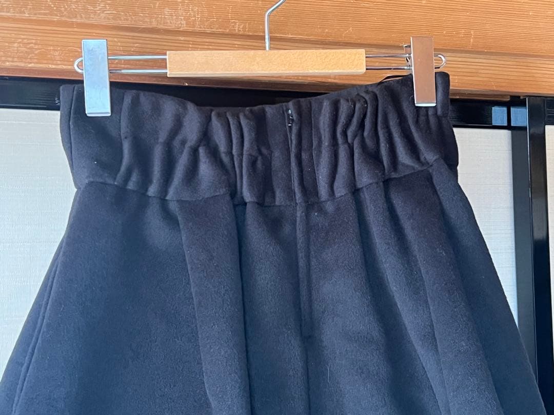 極美品seventenアフレスカート 式パンツ ハイウエストフレアキュロット