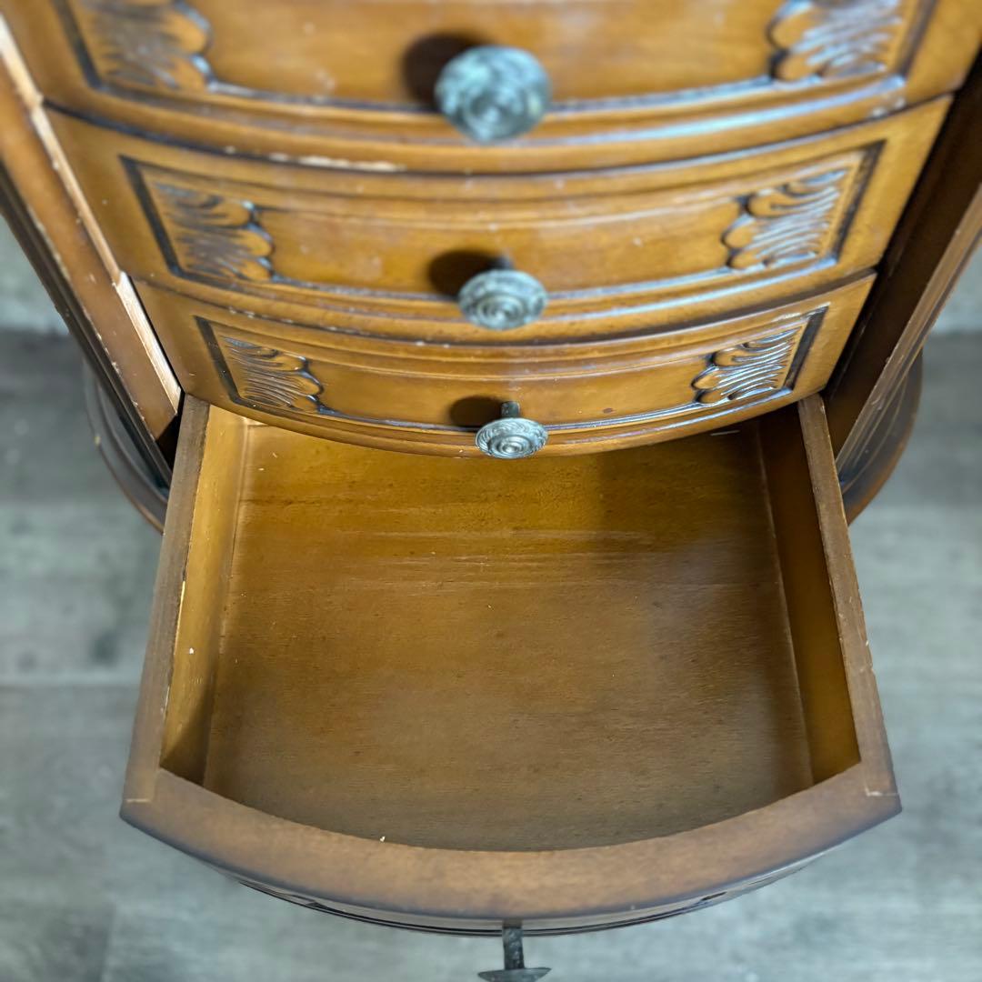 イタリア 猫脚コンソールドロワーチェスト