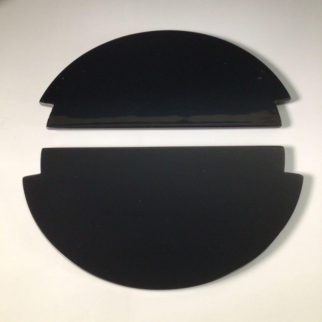 Ｓ９３　水指　『塗師　川瀬表完作』『黒真塗』『手桶水指』　共箱　茶道具