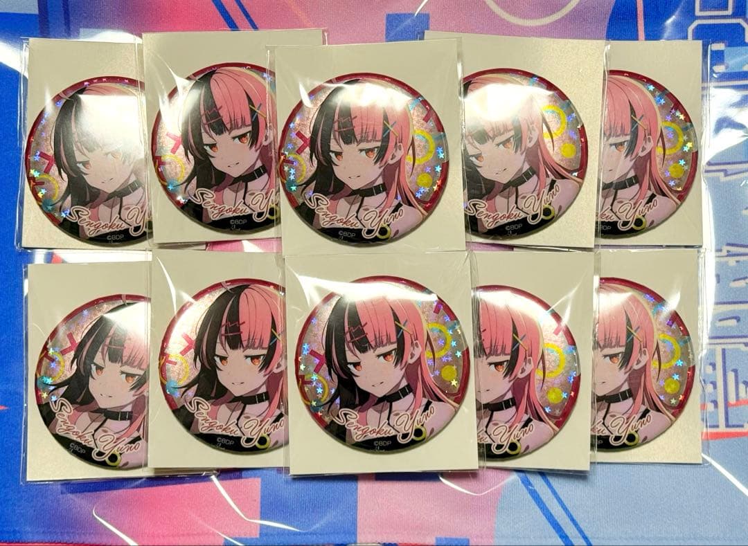 夢限大みゅーたいぷ 千石ユノ バースデーグッズ2024 缶バッジ10個セット