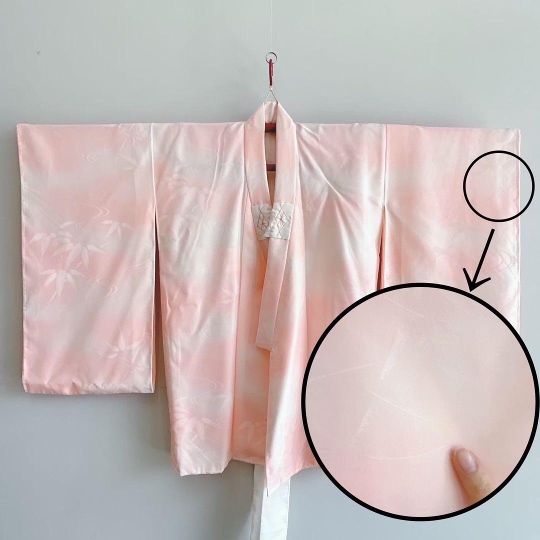 フルセット　七五三７歳女の子　着物　金プリント　蝶　51933