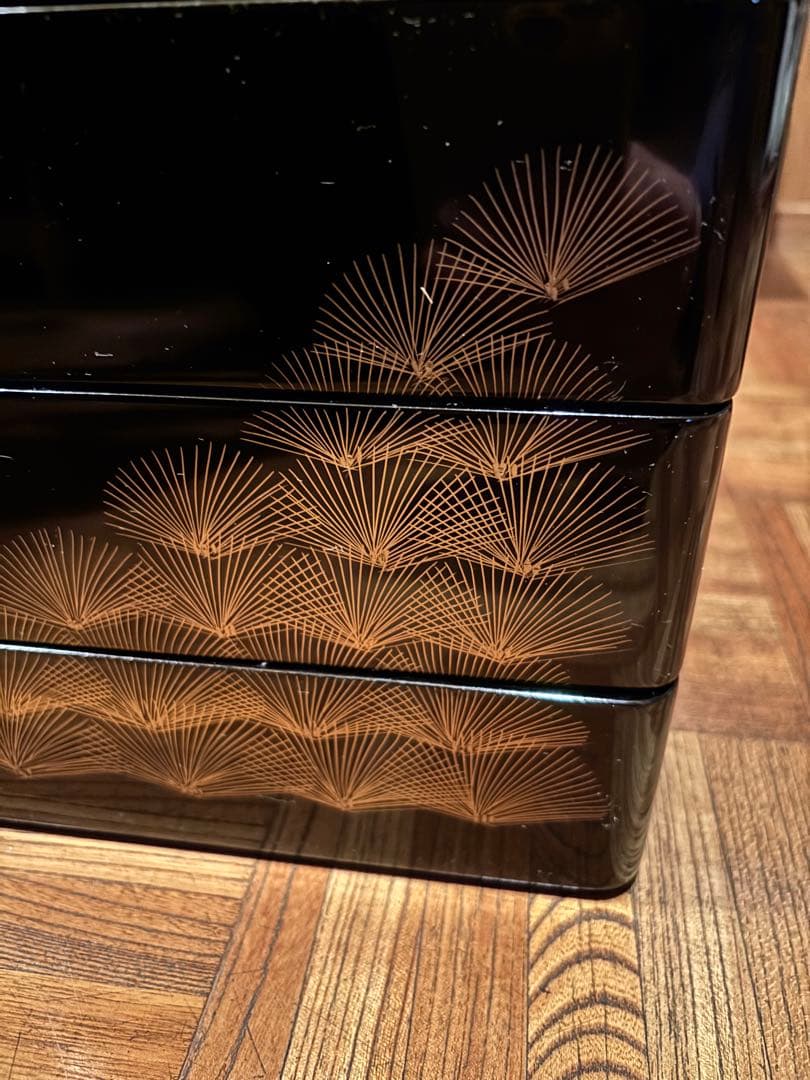 T*o様 会津塗り　漆塗り重箱・茶器セット