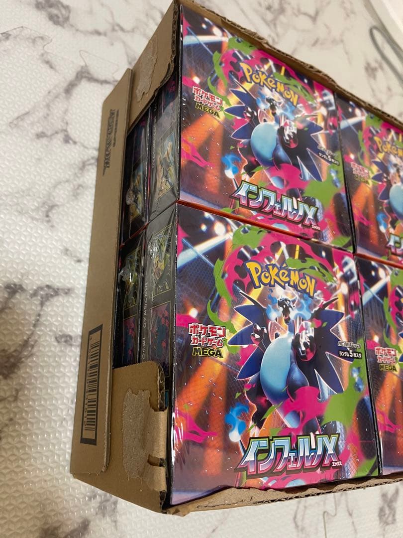 ポケモンカードMEGAインフェルノX 12BOX シュリンク付き　新品未開封