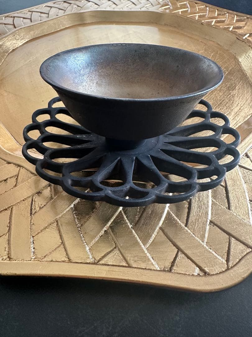 伊藤剛俊 小さな茶器 茶托と器 朝賀卍廊 工芸品伊藤剛俊