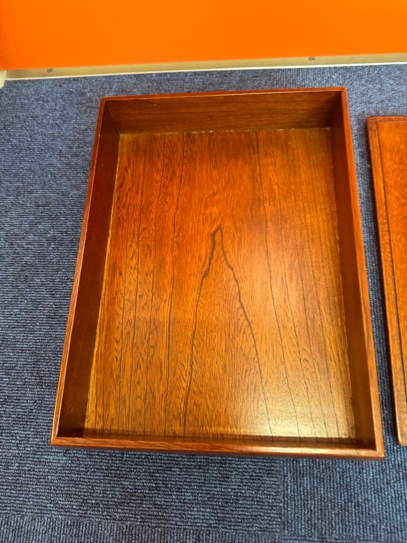 1964 中国骨董 雲龍鳳凰 満月 半月 硯 書道具 時代物