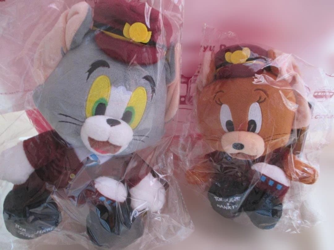 未開封　阪急電車×トムとジェリー　ぬいぐるみ