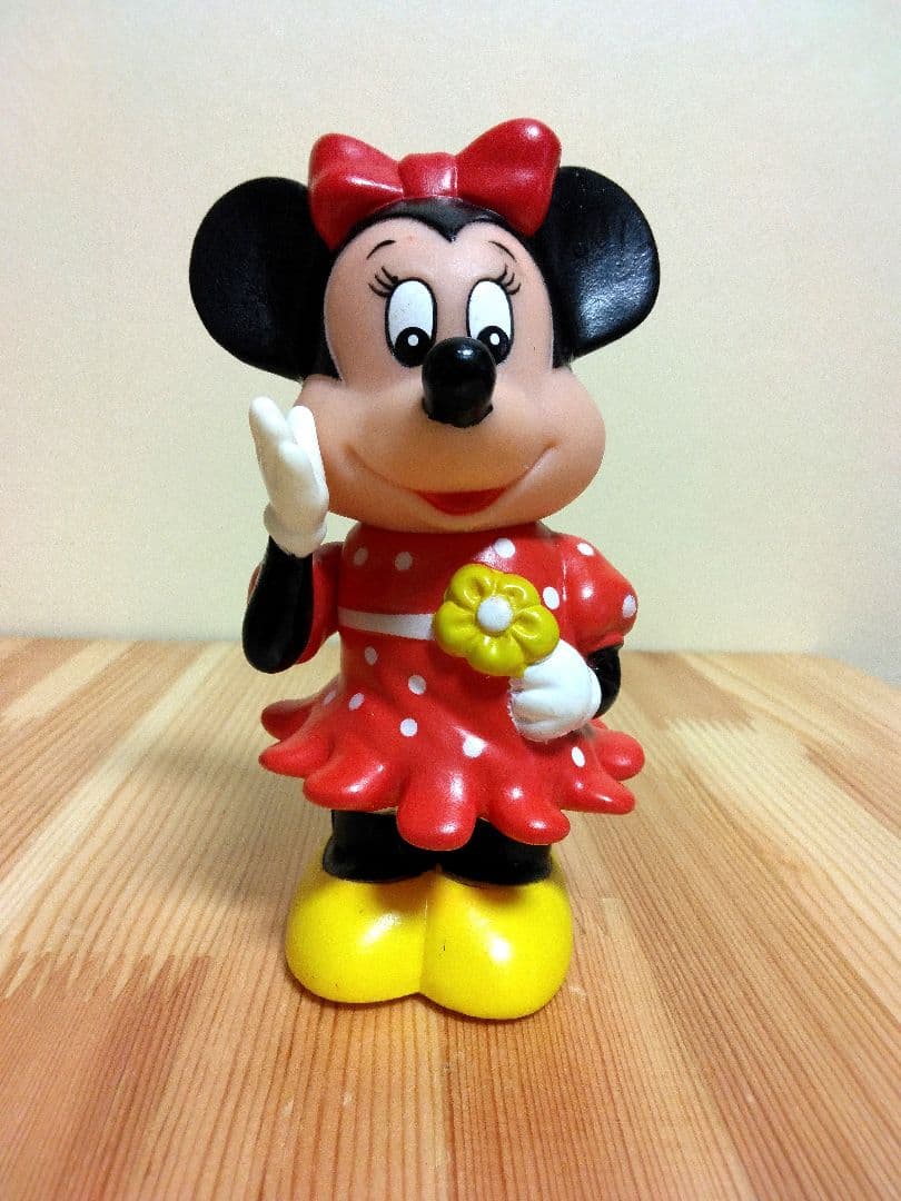 Disney ディズニー 貯金箱 ミッキー ミニー 人形 フィギュア レトロ