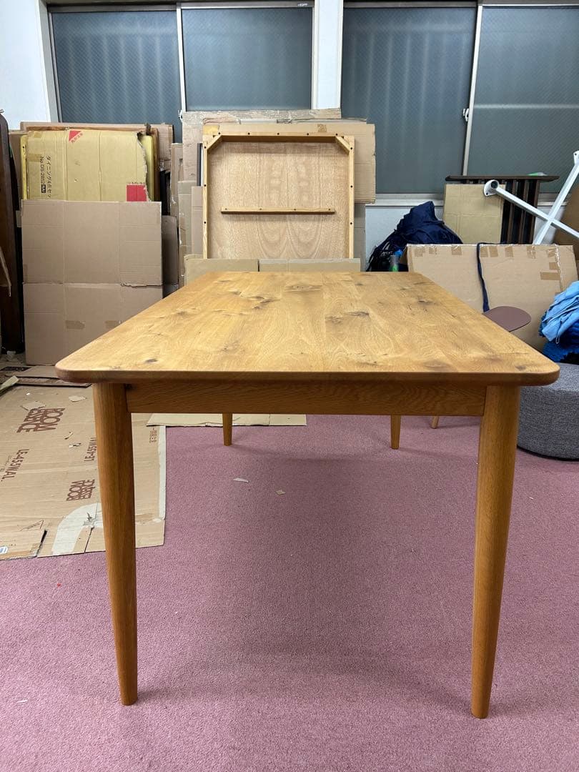 【値下げ】オーク無垢のダイニングテーブル