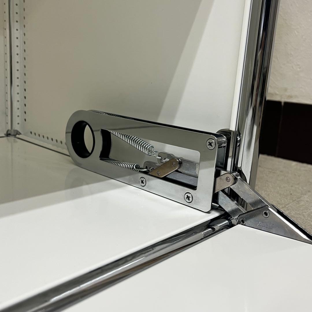 sora様専用USMハラー 1列2段 鍵付キャビOP/DD 色：白-本物の通販