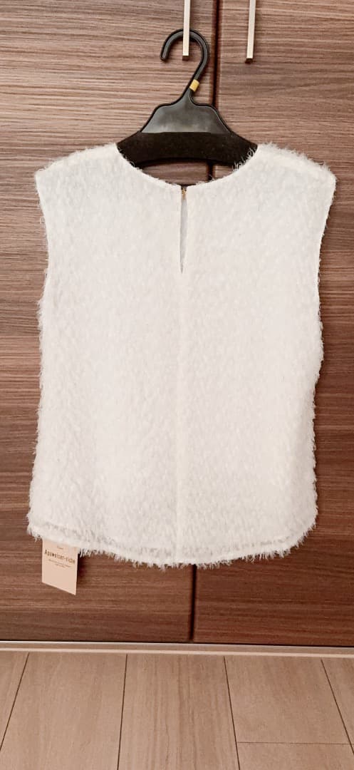 【新品・タグ付】Apuweiser-riche フレンチスリーブふわもこトップス