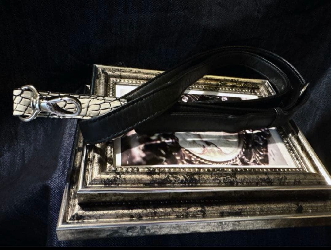 極美品 CROIX  リアルクロコレザー ハンドバッグ ミニトート