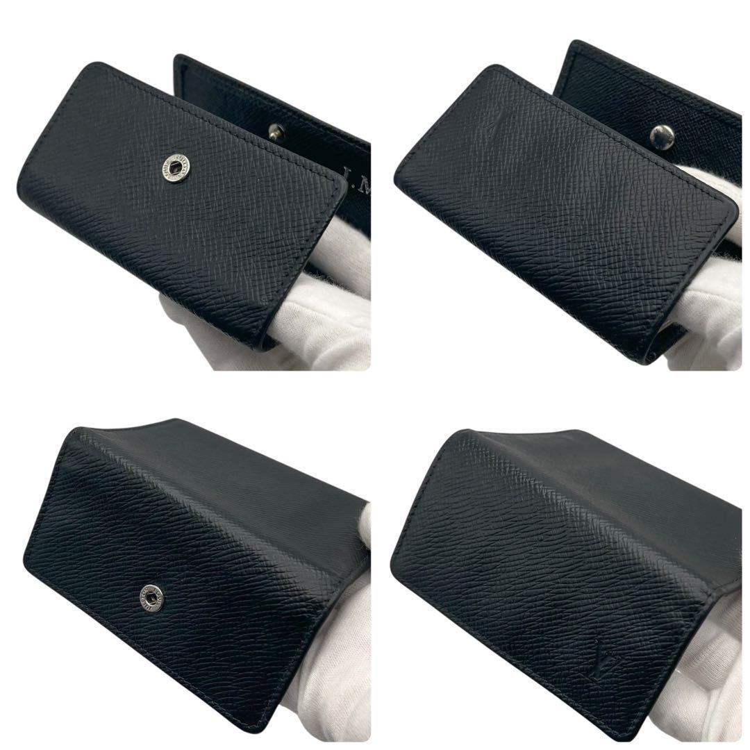 240 ルイヴィトン キーケース タイガ 黒 ミュルティクレ 鍵 6連