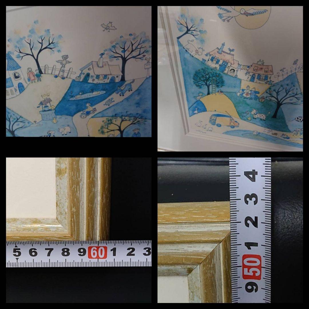 クリーブ 版画 くねくねストリート 233/800 ダイヤモンドスクリーニング