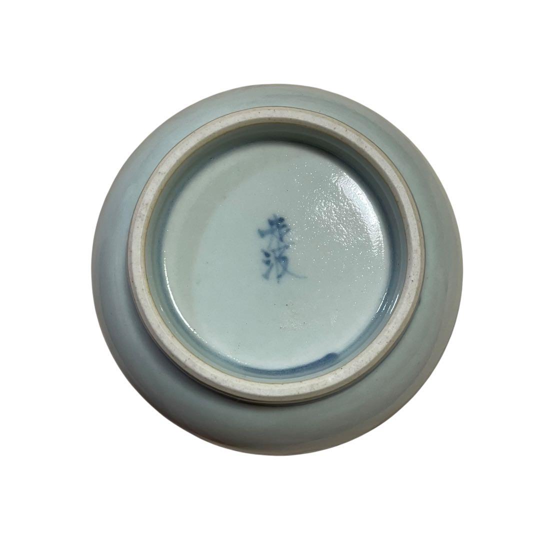 【激レア】走波　染錦竹絵椿文　壺　15.5cm 新品未使用