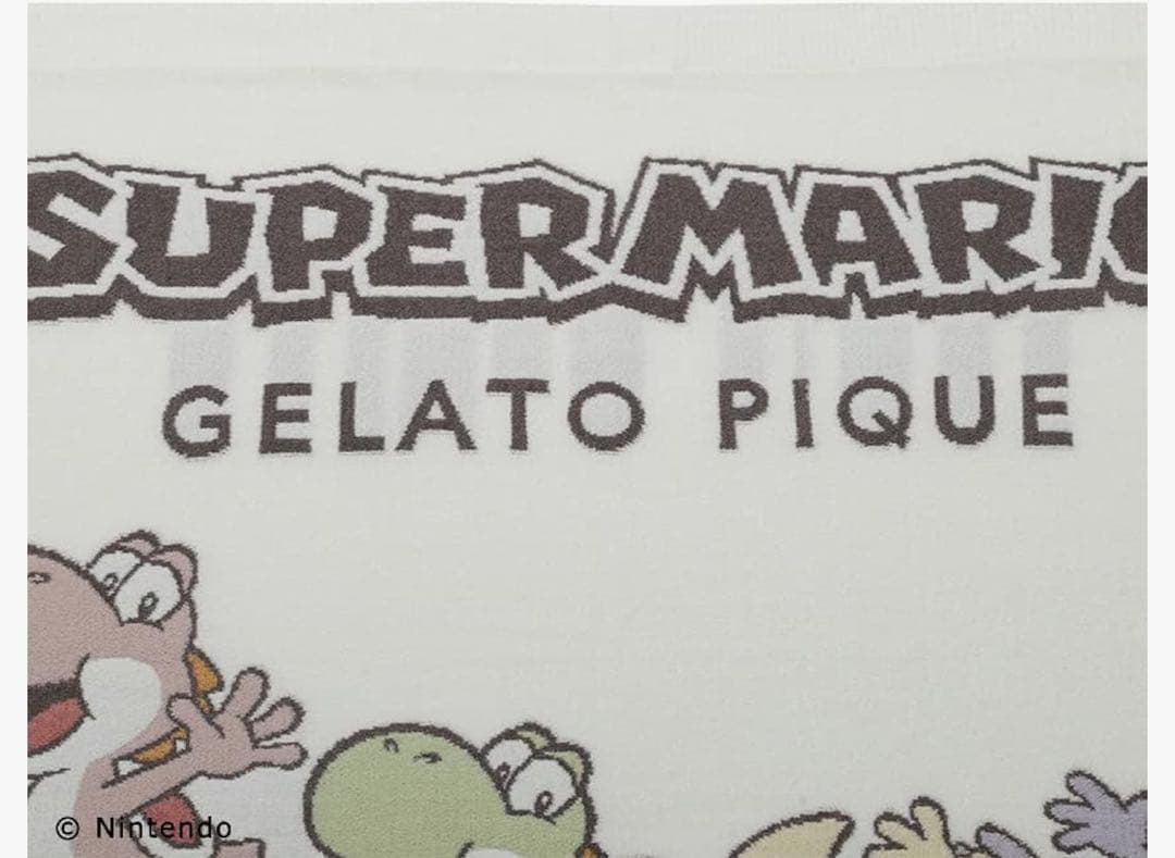 [ジェラート ピケ] スーパーマリオ ヨッシージャガードブランケット