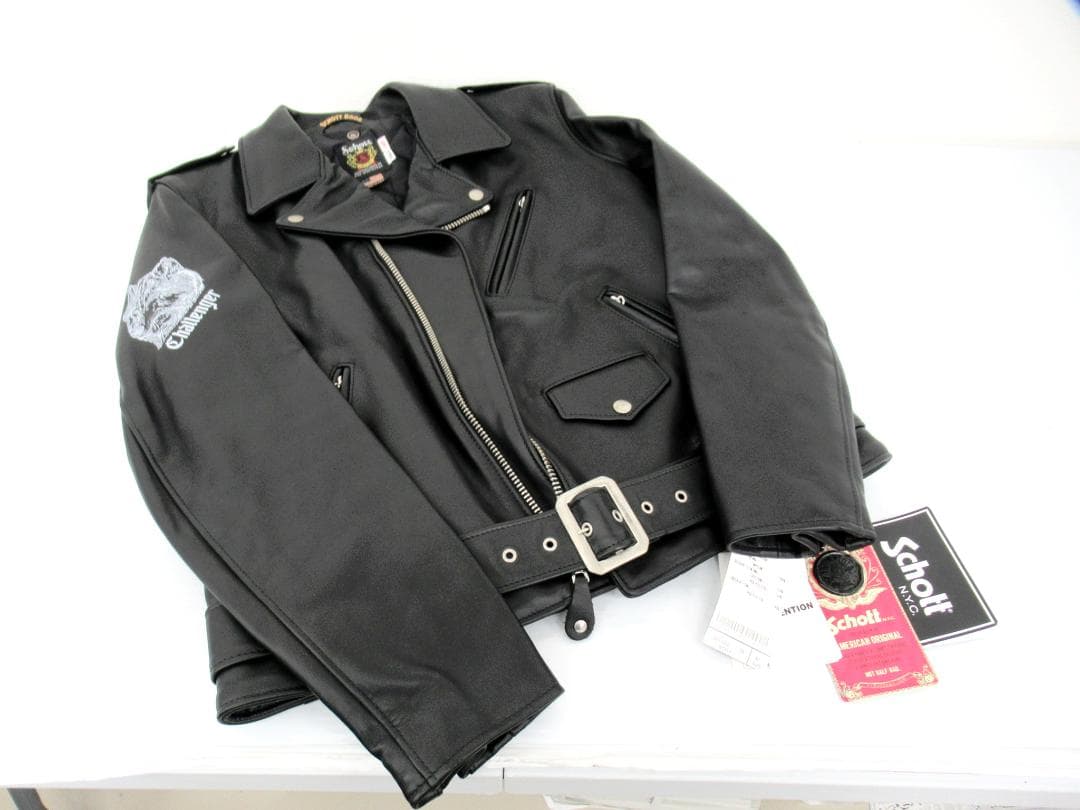 Schott×CHALLENGER】RIDERS/ライダース/ジャケット/42 - メルカリ