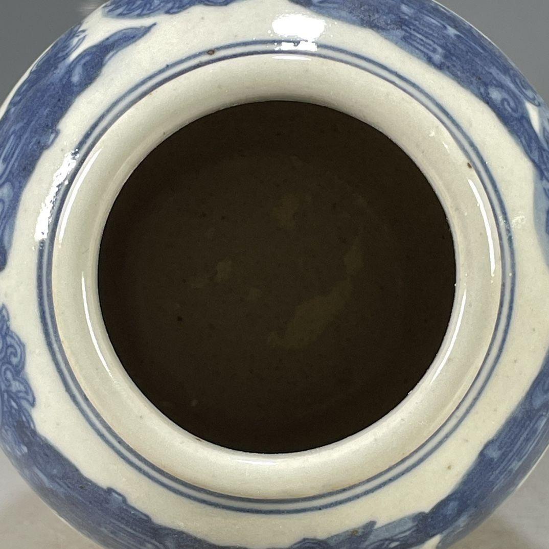 青花百寿紋壺 景徳鎮 陶磁器 装飾品 現代工芸品 美術品 置物 - メルカリ