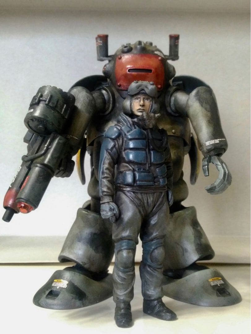 【プラモデル 完成品ハセガワ 1/20 MK44アンモナイツマシーネンクリーガー ハセガワ 1/20 ロボットバトルV 44型重装甲戦闘服 MK44 アンモナイツ 2