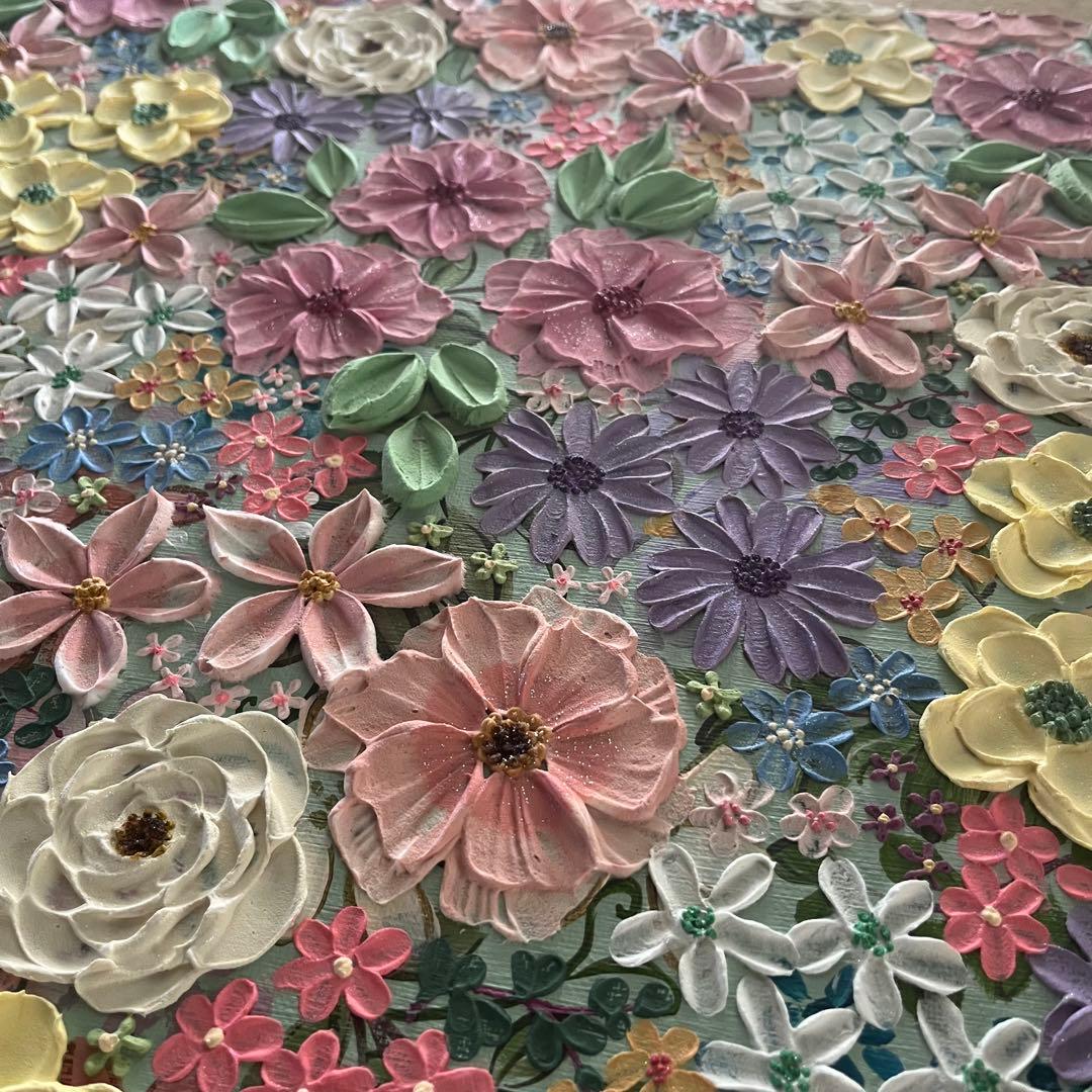 テクスチャーアート ボタニカル フラワーアート 花図鑑 フランフラン