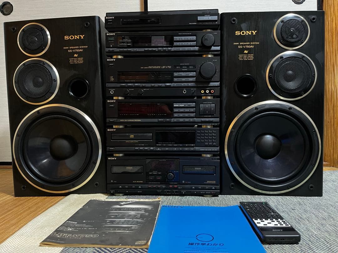 SONY LBT-V750 オーディオコンポ CDレコードカセットプレーヤー