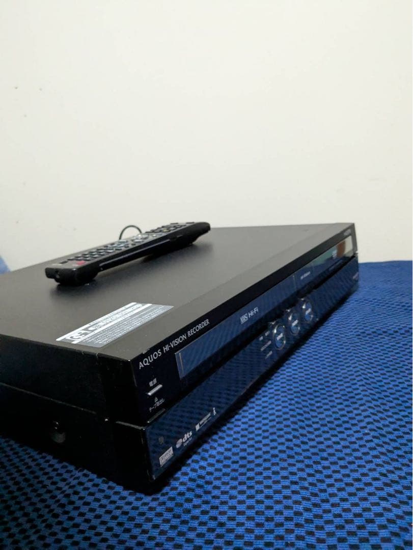 SHARP AQUOS DVDレコーダー リモコン付き