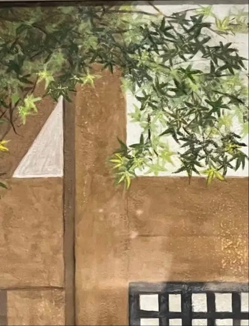 お買い得送料込み美品　超大作京都神社に舞子さん大型水彩画¥180000大幅値下げ