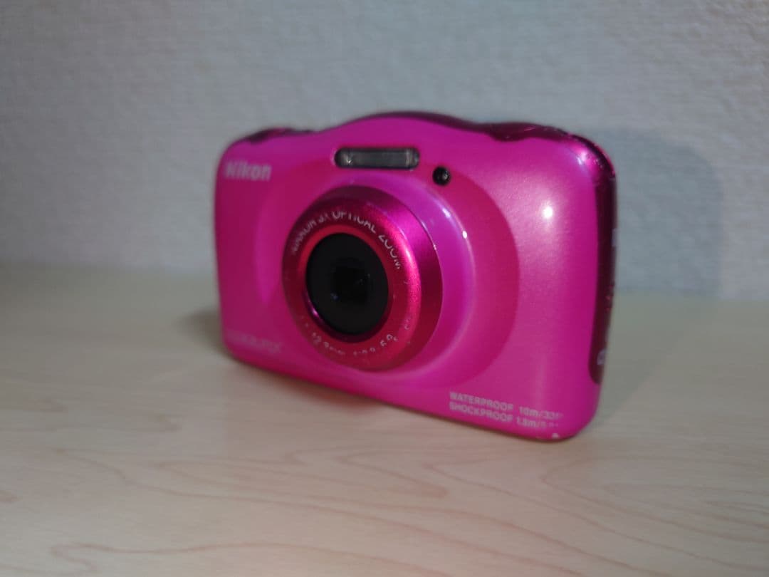 C*a様 【動作良好】Nikon COOLPIX W100 ピンク 防水カメラ