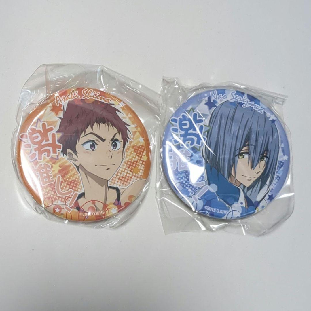 free 缶バッジ 椎名旭 芹沢尚 Free! - メルカリ