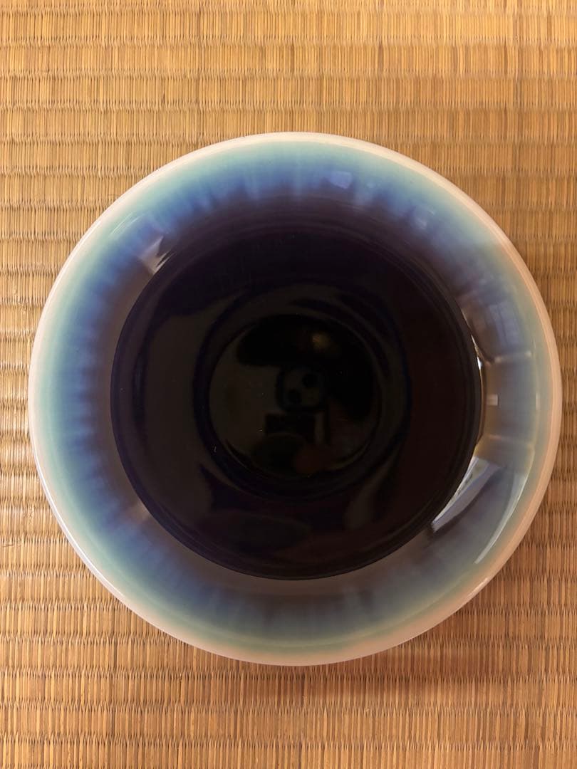 人間国宝 三代徳田八十吉 彩釉 器 九谷焼 皿 徳田八十吉