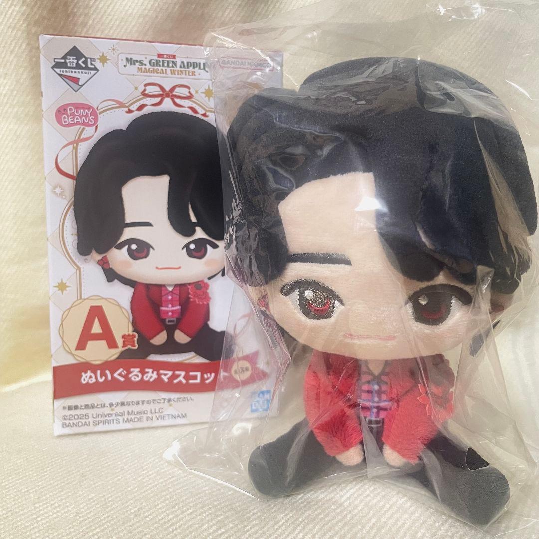 Mrs. GREEN APPLE 1番くじ A賞ぬいぐるみマスコット 大森元貴 - メルカリ