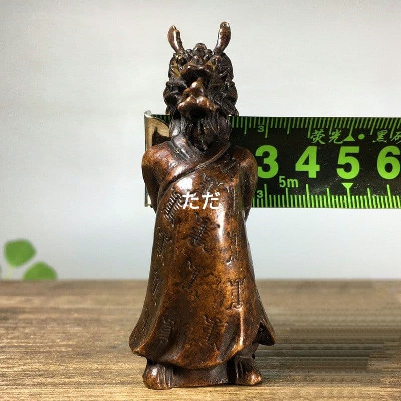銅 細工 十二支龍香挿 茶道茶寵 招財 納福 風水 置物 工芸品 - メルカリ