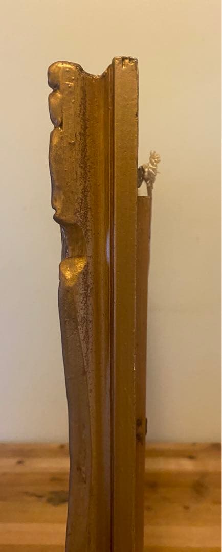 697 木製フレーム アンティーク額縁 ゴールドフレーム 金フレーム 木製