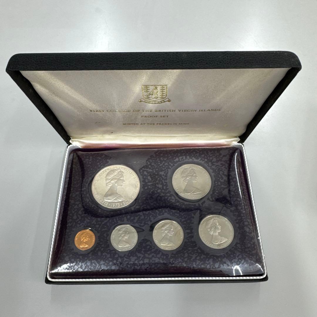 1973年 ブリティッシュバージンアイランド 記念硬貨セット 1973年 ブリティッシュバージンアイランド 記念硬貨セット