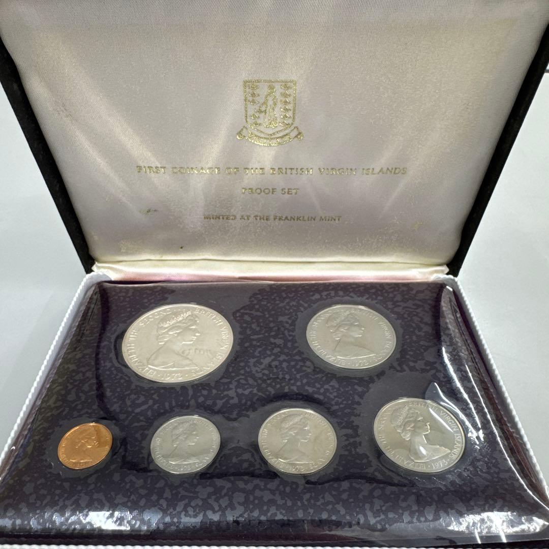 1973年 ブリティッシュバージンアイランド 記念硬貨セット - WWW