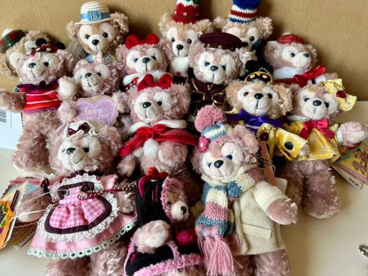 ダッフィー シェリーメイ ぬいぐるみバッジ まとめ売り